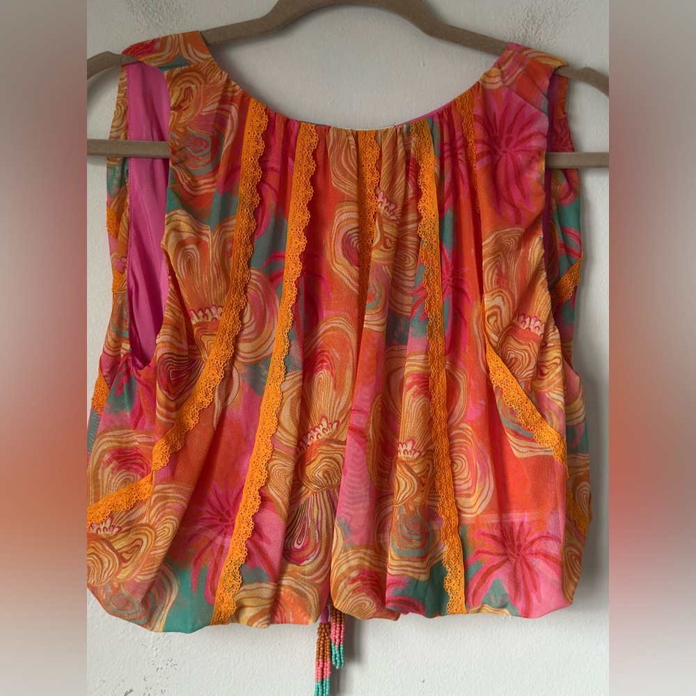 FARM Rio Multicolor Boho Blouse - Picture 12 of 13